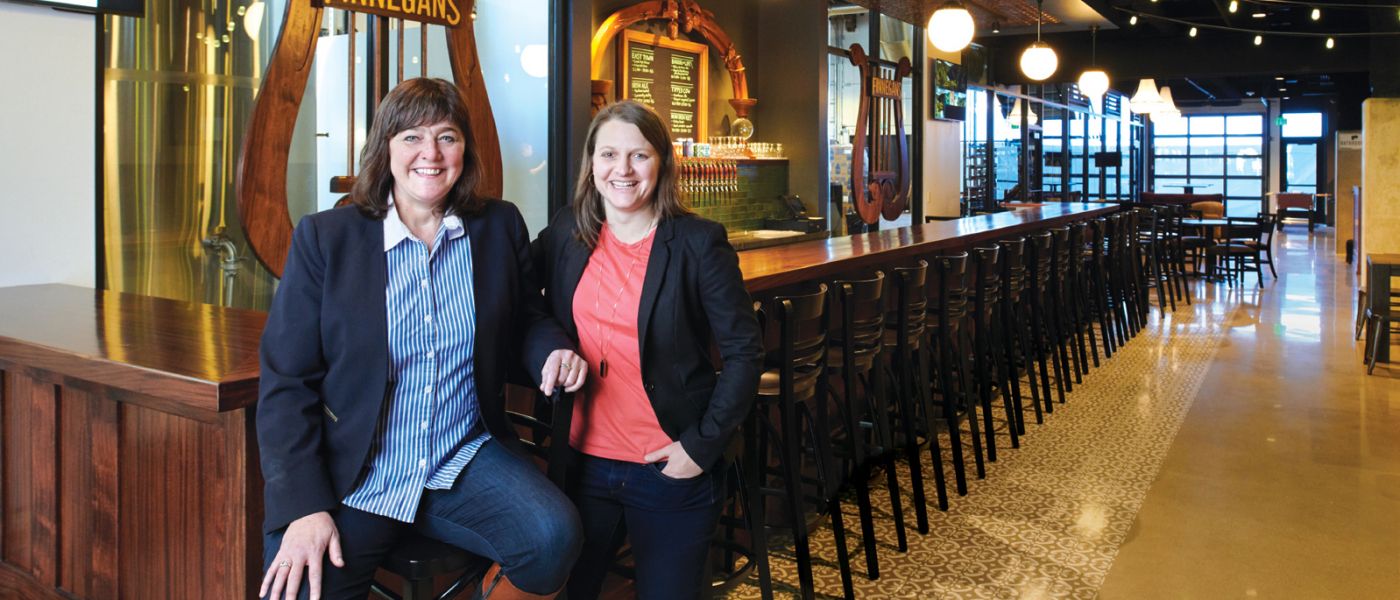 Jacquie Berglund (BF’14) and Mary Rick