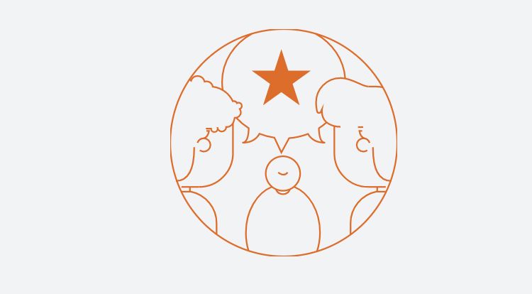 star thought illustration