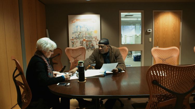 People sitting at a table