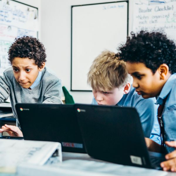Prodeo students working on computers