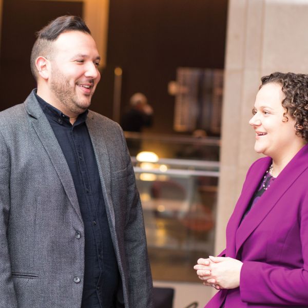 Alfonso Wenker and Trista Harris (BF'15)