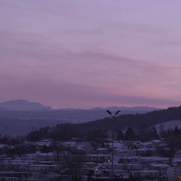 Landscape at sunset