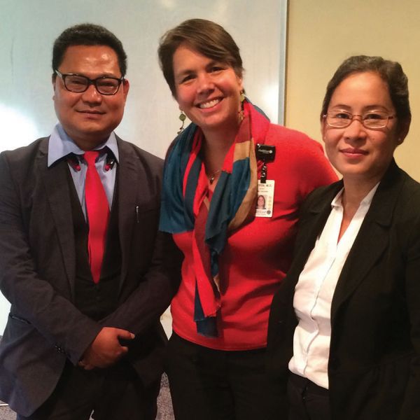 Co-Directors of KCDC: Ehtaw Dwee, Dr. Shana Sniffen, Paw Wah Toe