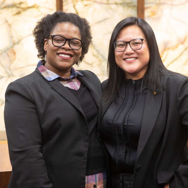 Angela Conley and Irene Fernando.