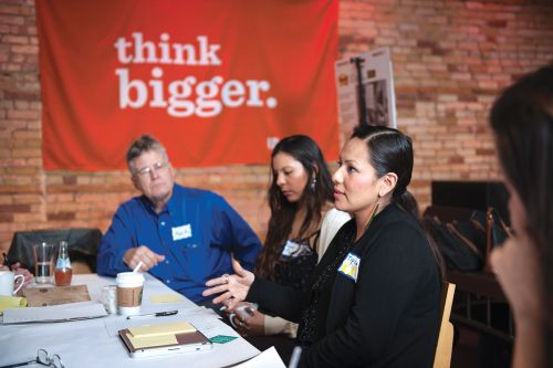 Arts leaders brainstorm