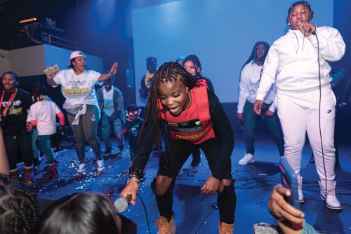 AFC Urban Youth onstage at Fine Line Music Cafe in Minneapolis