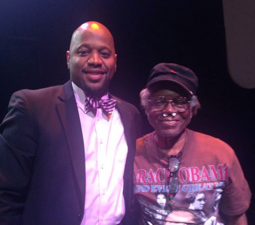 Michael with Mahmoud El Kati