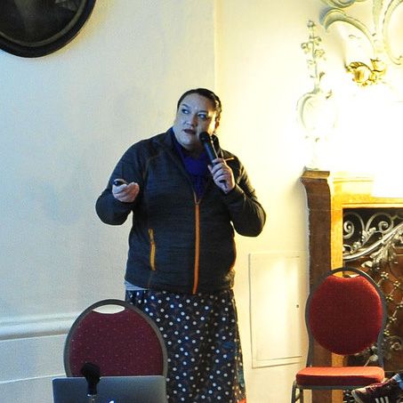 Woman speaking