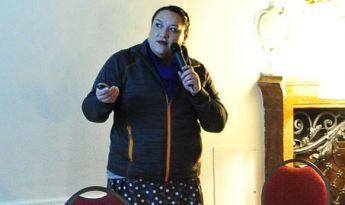 Woman speaking