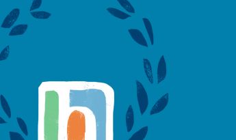 laurel wreath and bush foundation logo illustration