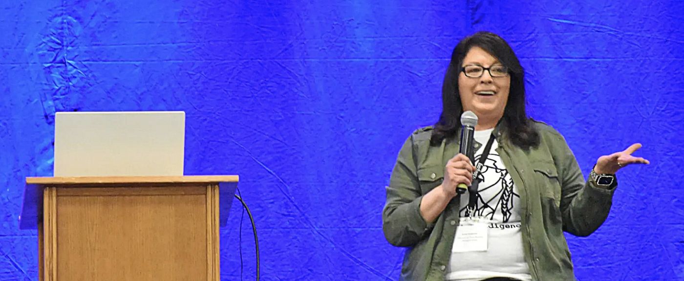 Anita speaking at Data Matters Conference