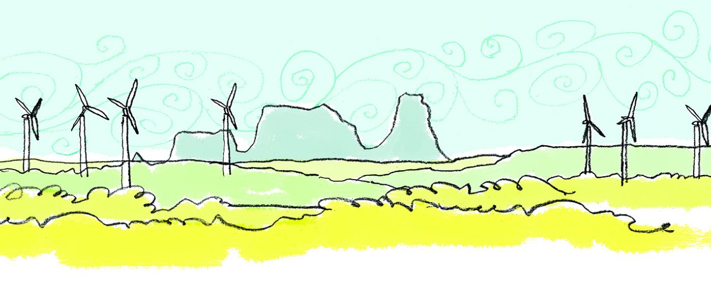 Windmill illustration