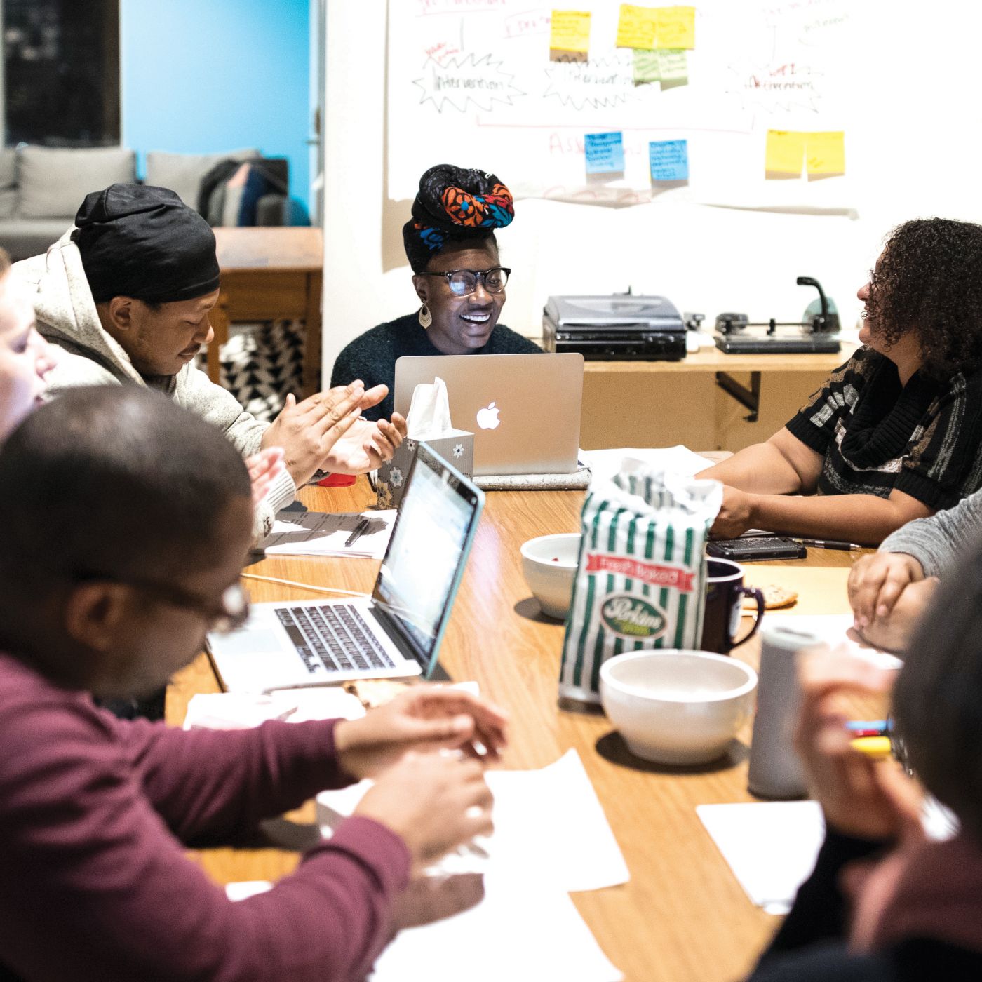 BRIDGE team at a working session