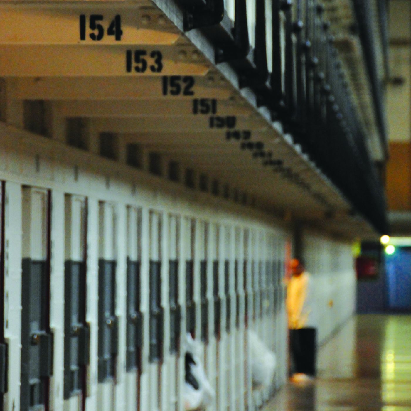 Stillwater cellblock with one offender worker