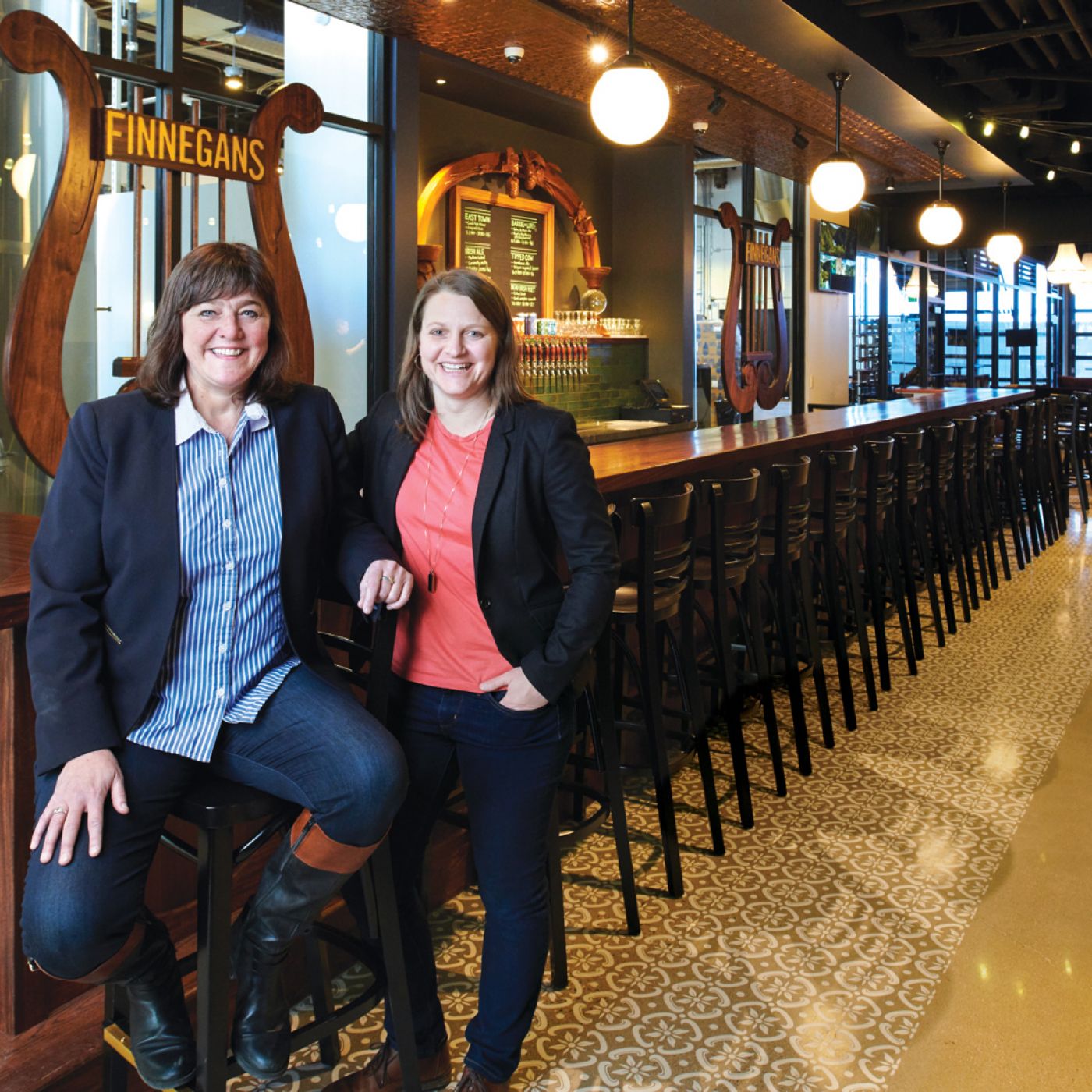 Jacquie Berglund (BF’14) and Mary Rick