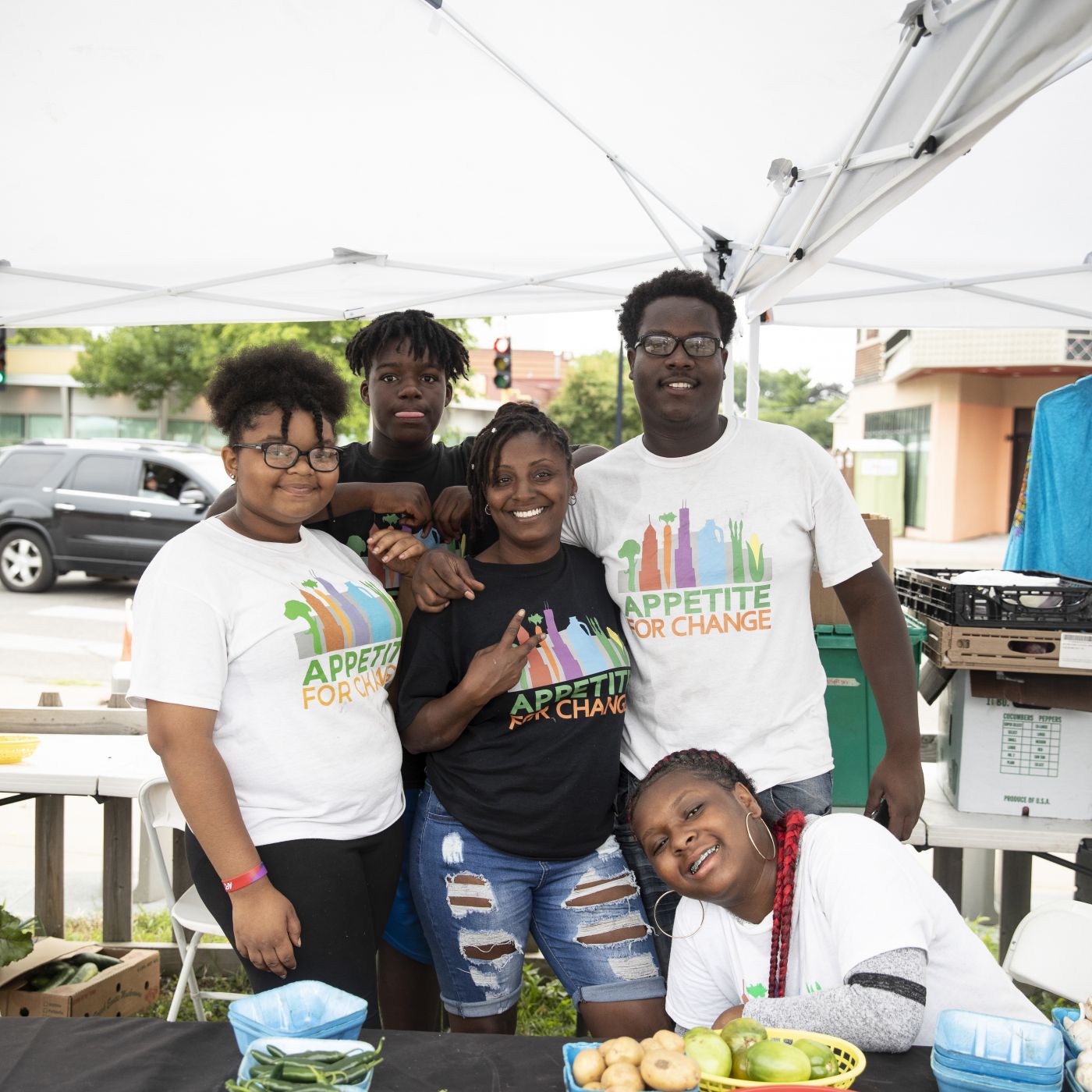 Appetite for Change manages the West Broadway Farmers Market.