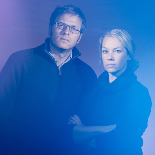 Jenn Ackerman and Tim Gruber