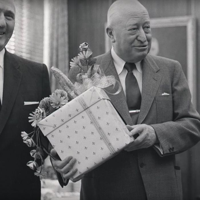 Archibald Bush with a Gift