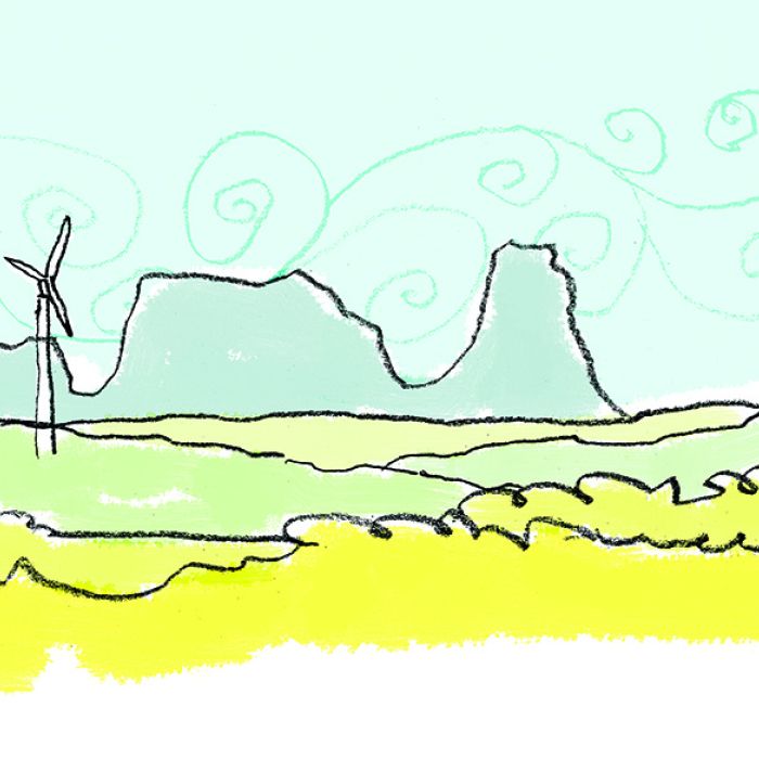 Windmill illustration